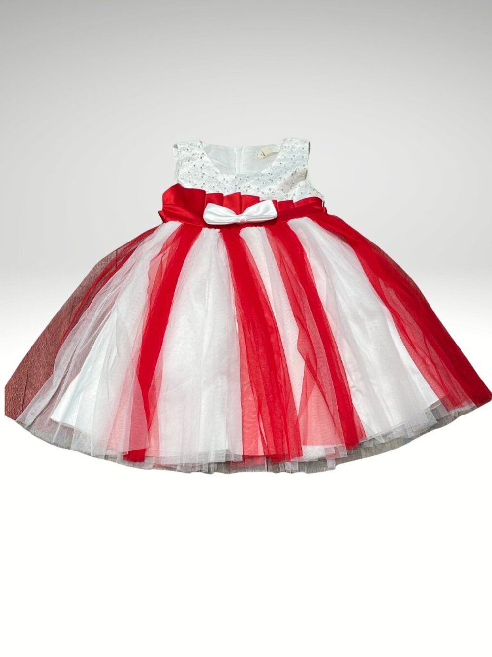 Princess A-Line Girls Sleeveless Festive Party Dress Size 5-6 (SKU: 989G)